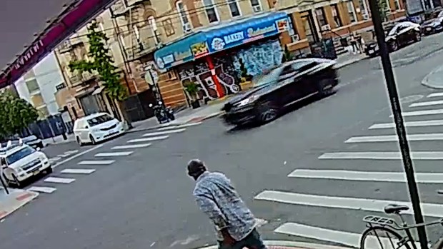 Security video captures moment of hit and run in Queens. 