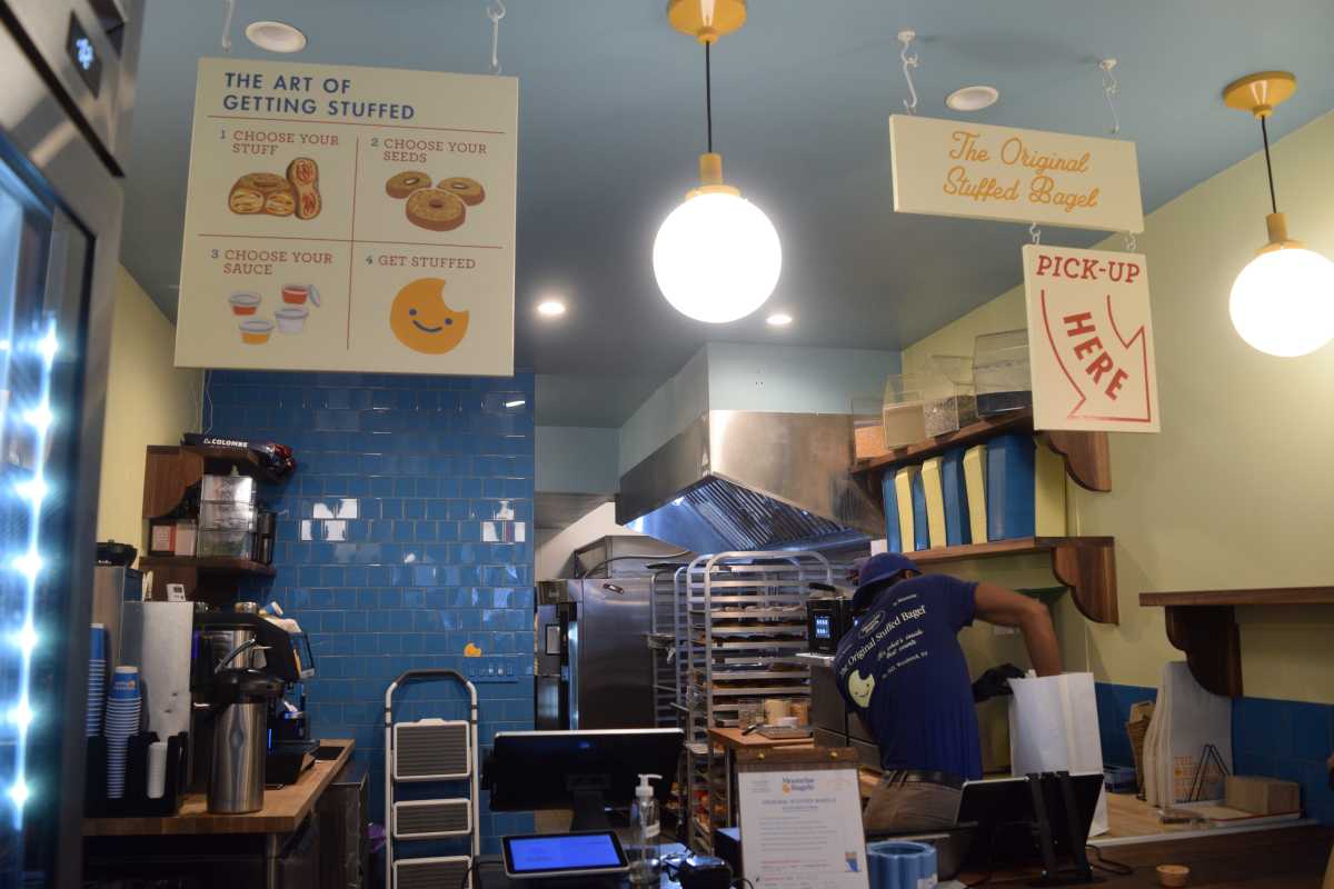 moonrise bagel shop interior