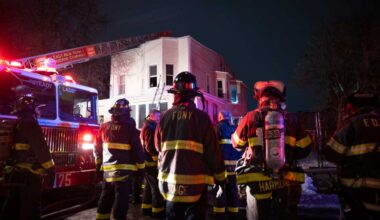 Fire displaces several people at East New York home cited for illegal conversion • Brooklyn Paper