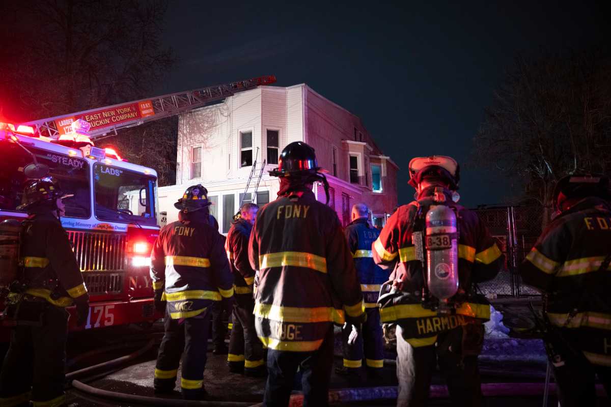 Fire displaces several people at East New York home cited for illegal conversion • Brooklyn Paper