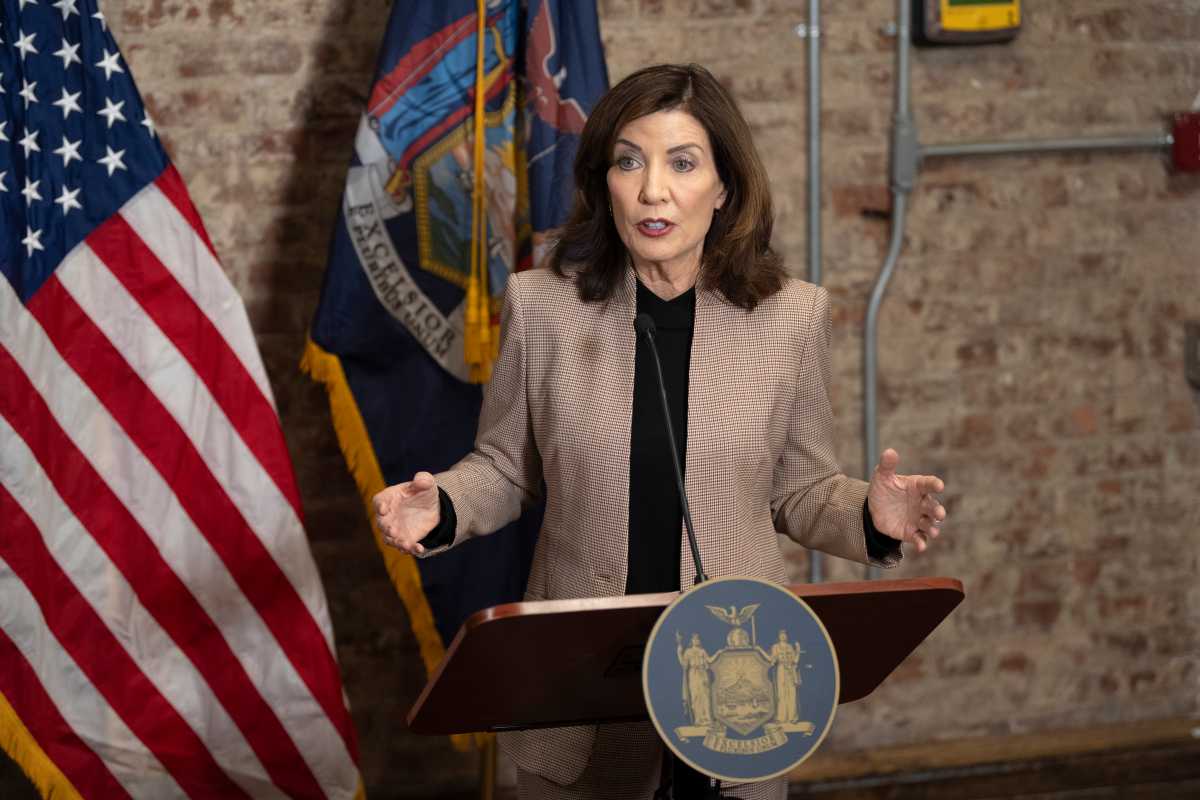 Governor Kathy Hochul.