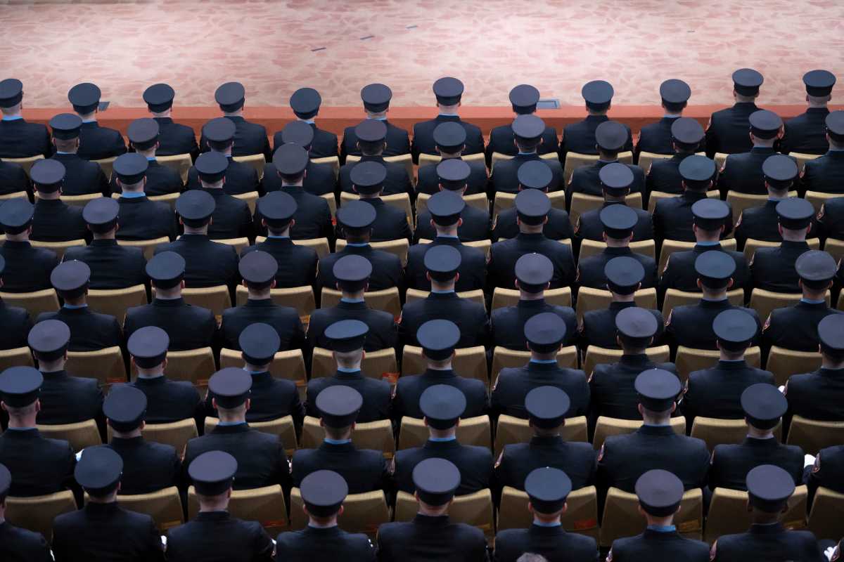 The FDNY graduated 481 probationary firefighters during a ceremony at the Christian Cultural Center on Wednesday Feb 11, 2026.