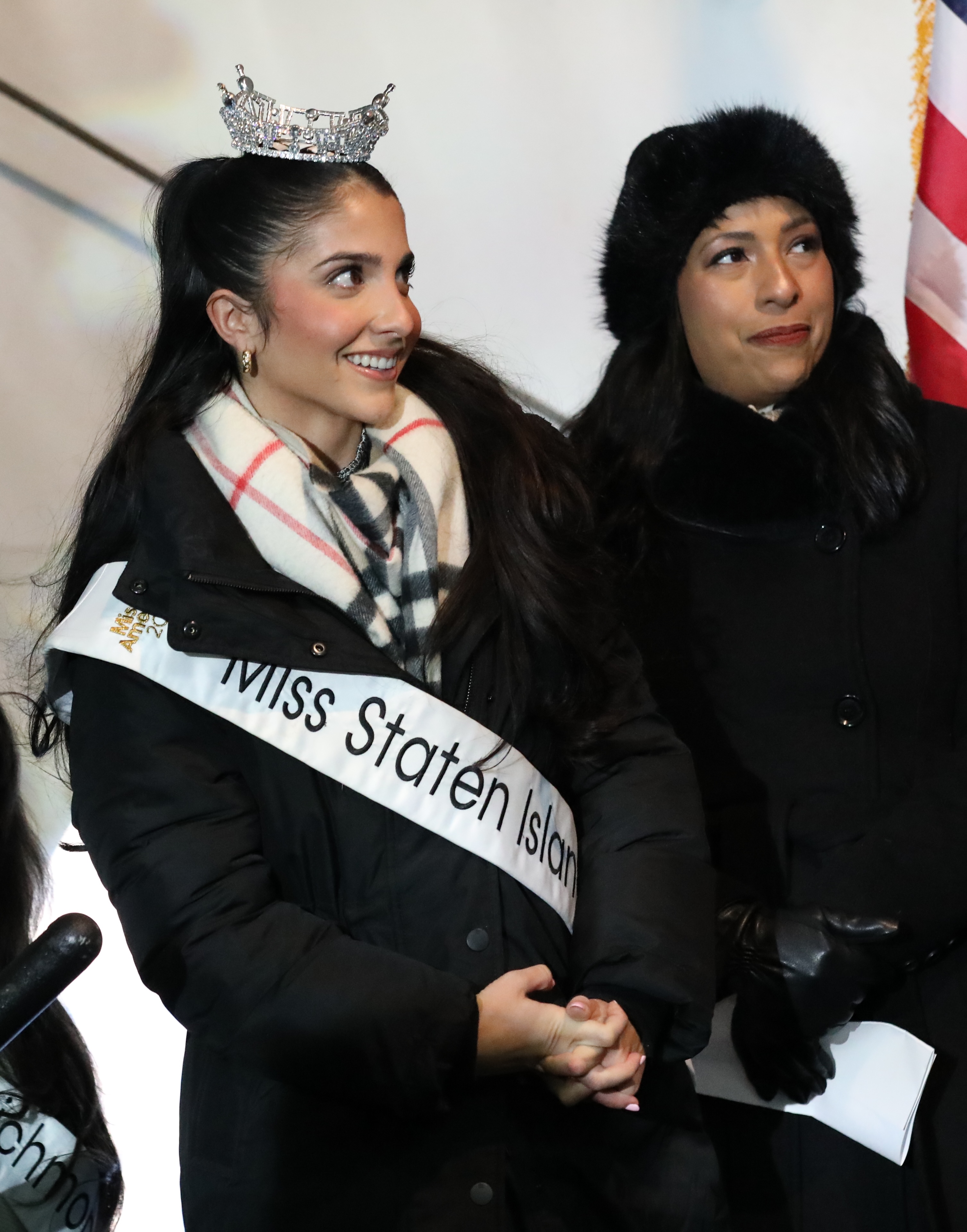 Seen here at the 2026 Groundhog Day event at the Staten Island Zoo are local elected officials and zoo supporters like Miss Staten Island. (Advance/SILive.com | Jan Somma-Hammel)