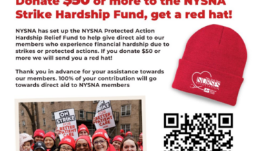 You Can Support New York City Nurses On Strike By Donating To The NYSNA Hardship Fund
