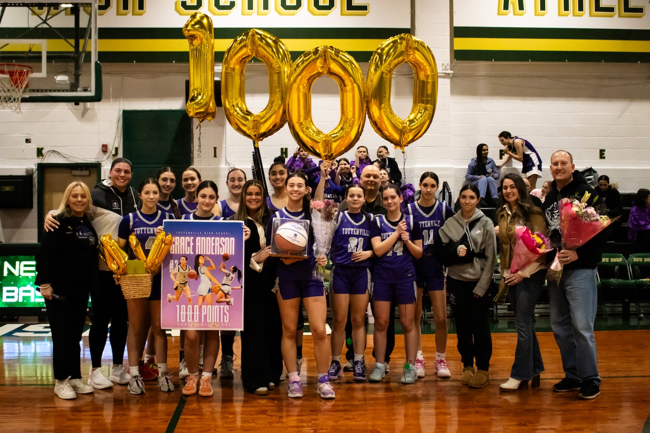 Grace Anderson nets 1000th point