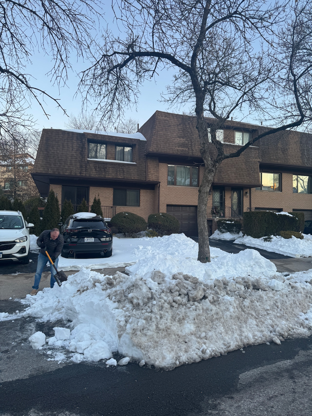 BP Fossella Shovels Snow