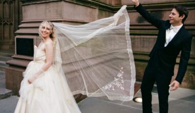 The Bride Wore Exclusively Vintage for Her Wedding at a Gothic Revival Church in New York City