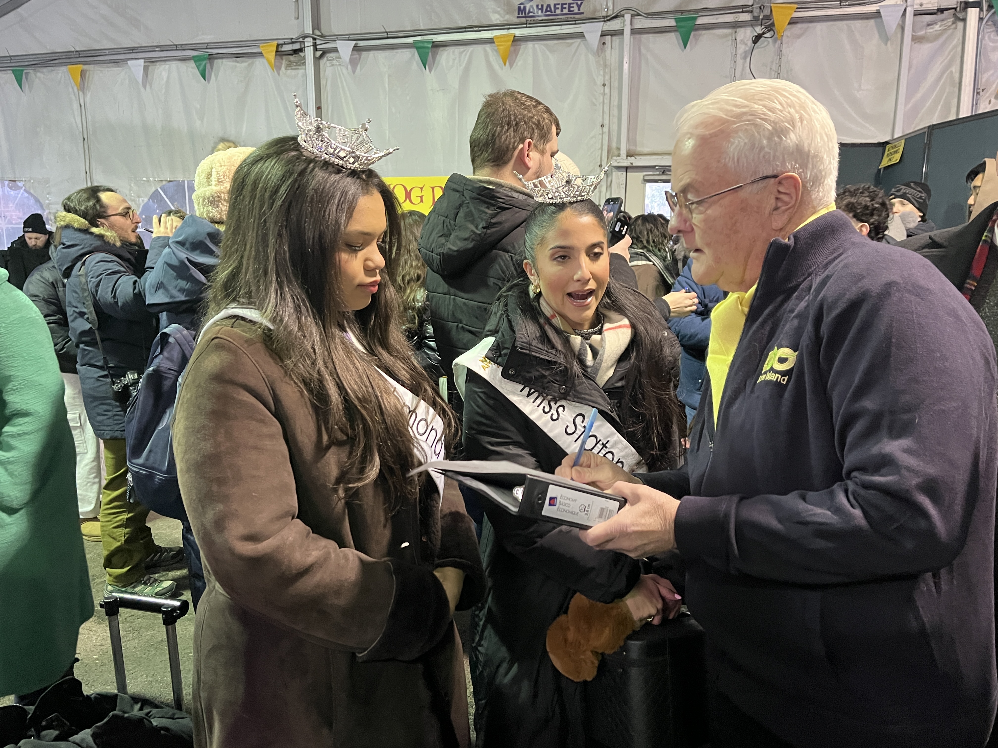 Seen here at the 2026 Groundhog Day event at the Staten Island Zoo are local elected officials and zoo supporters. (Advance/SILive.com | Jan Somma-Hammel)