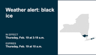NY weather: Prepare for black ice in part of New York until Thursday morning