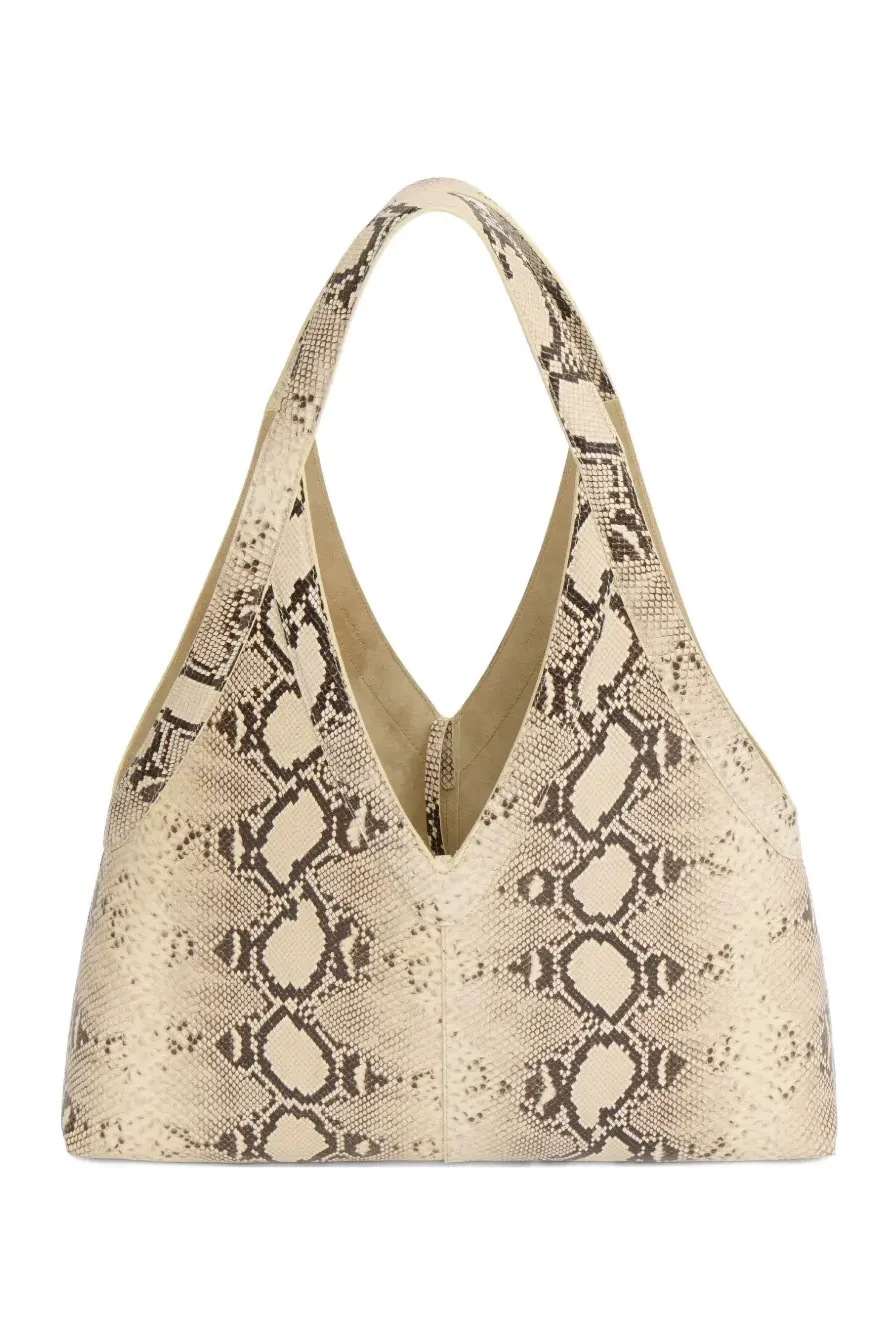 Mansur Gavriel Soft M Snakeskin Tote | One Size