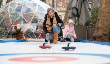Bryant Park celebrates Winter Olympics with free curling, photo ops – NBC New York