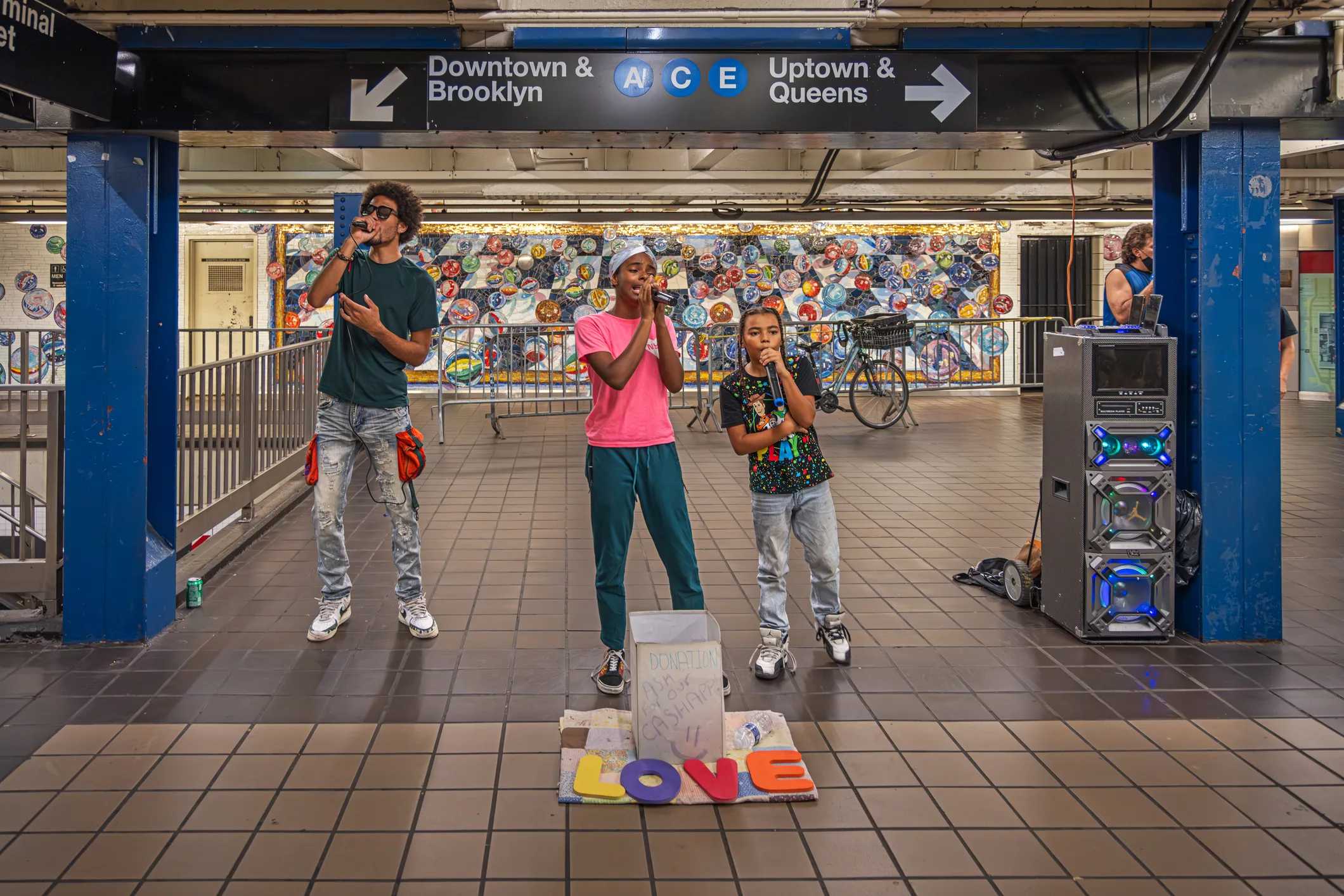 Music Activities for Kids in NYC: Street performers on the subway