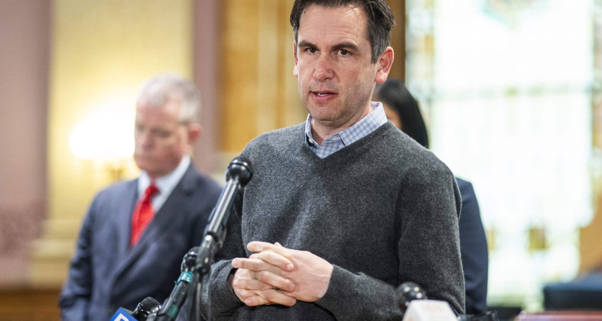 Former Jersey City Mayor Steve Fulop brings the fight against antisemitism to NYC’s business community