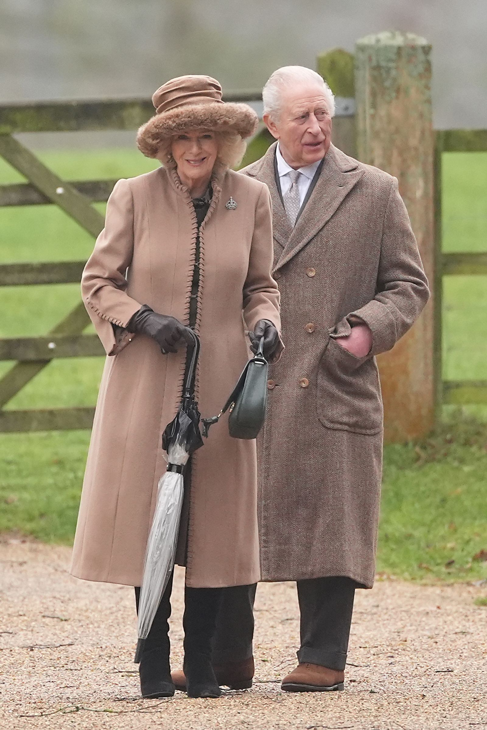 Image may contain Charles Prince of Wales Vanessa Redgrave Person Clothing Glove Adult Coat and Overcoat