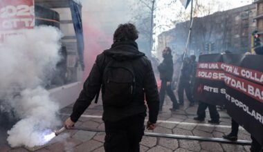 Anti-Olympics protest ends in tear gas outside Milan venue – NBC New York