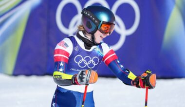 Mikaela Shiffrin misses podium in giant slalom as Olympic drought continues