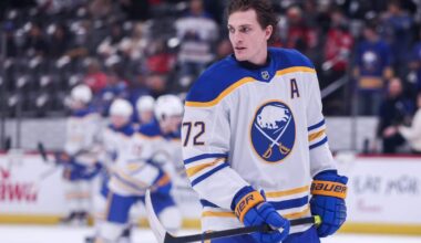 Tage Thompson lifts Sabres to win over Jack Hughes in Olympics return: 3 thoughts