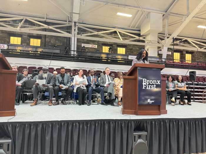 Nina Simone, the associate executive director of New Settlement, speaking about her experience growing up in a Nehemiah Home in Brooklyn.
