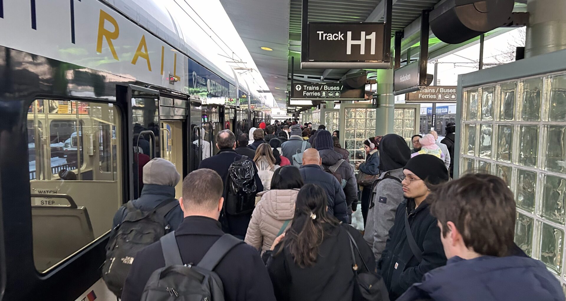 Rush Hour Commute Slowed by Suspended Path to Train from NY to Hoboken