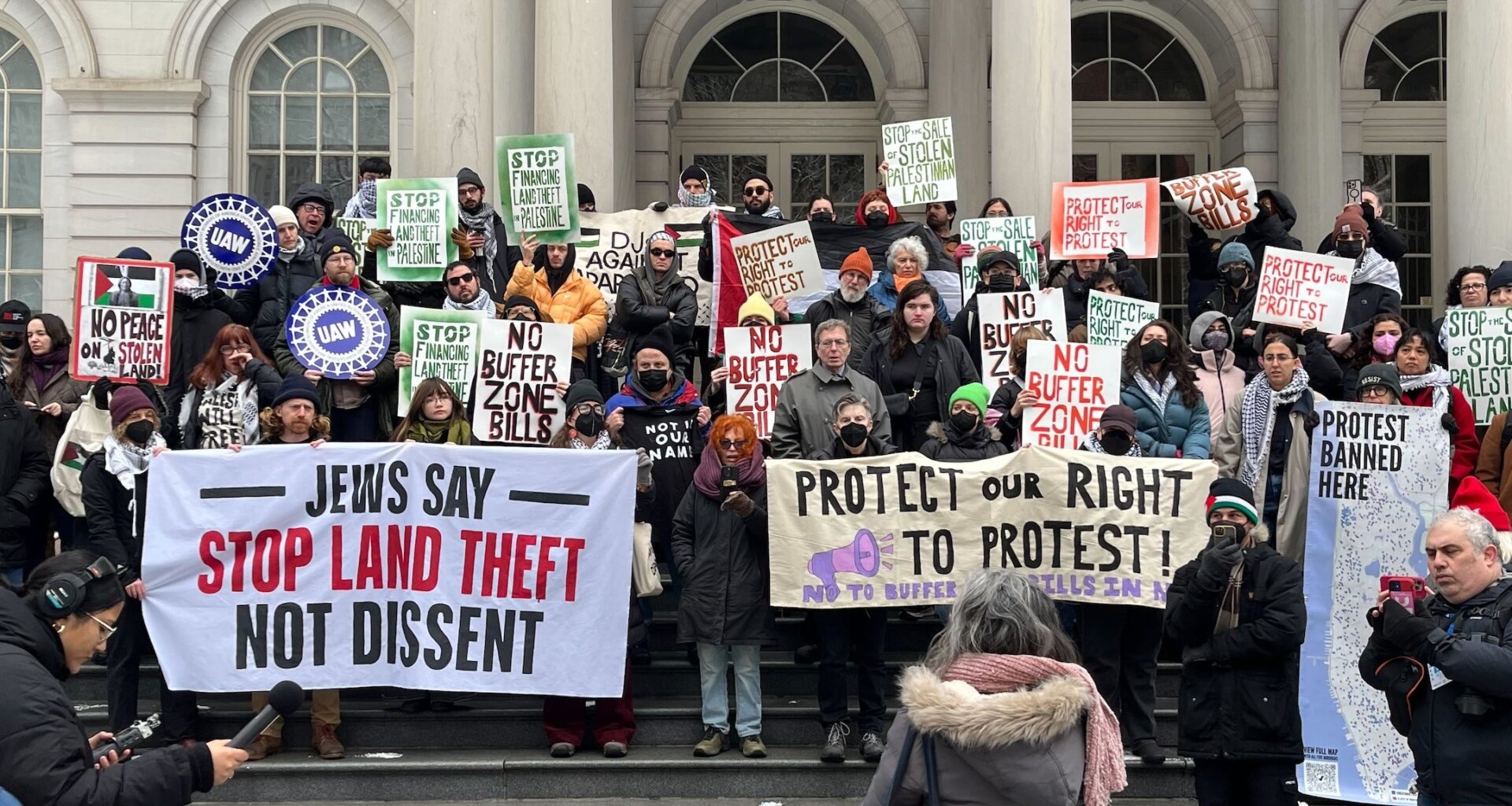 City Hall protesters
