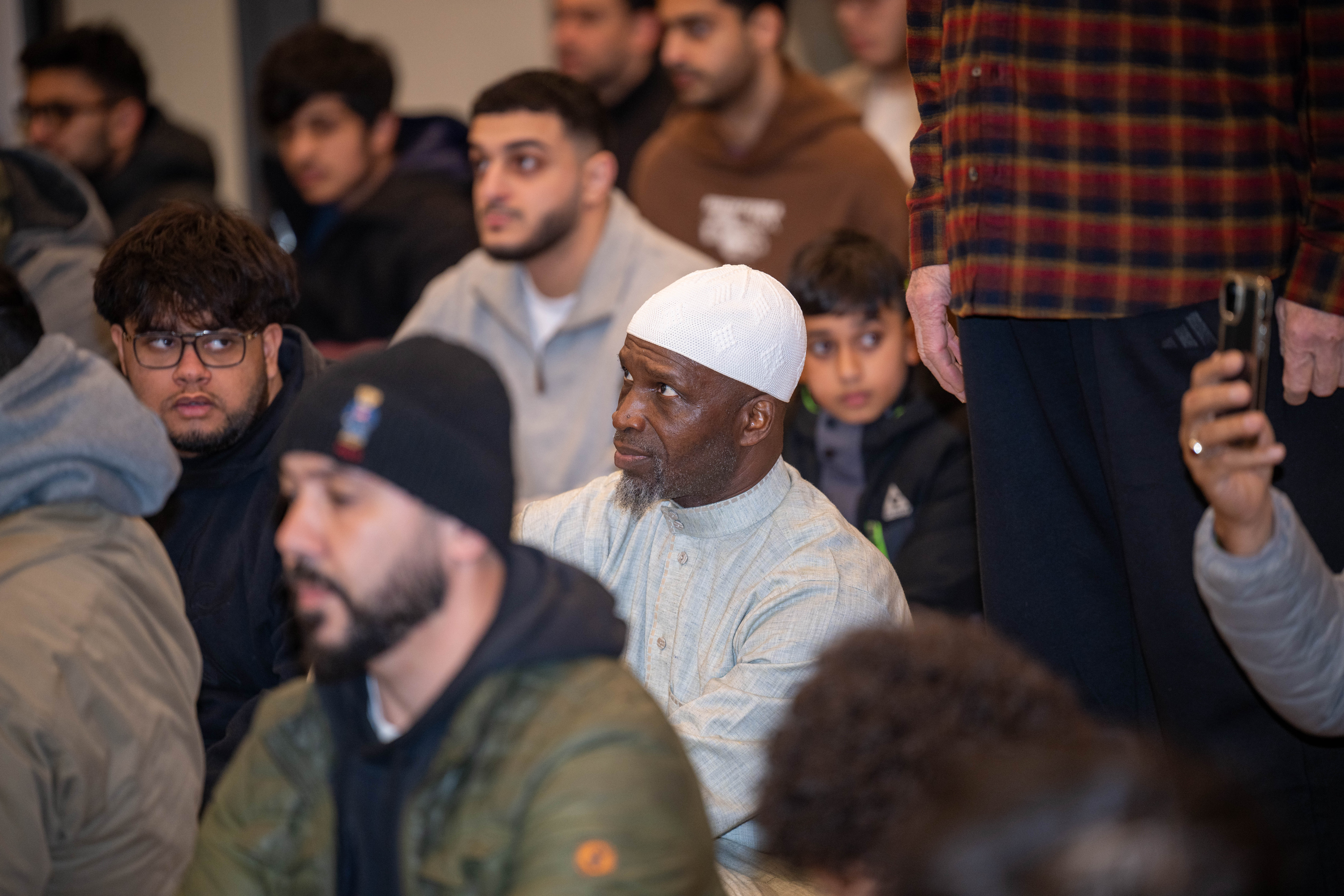 Members of the Muslim American Society of Staten Island gathered to celebrate Ramadan in their newly expanded community center in Dongan Hills on Tuesday, February 17, 2026. (Owen Reiter for the Advance/SILive.com)
