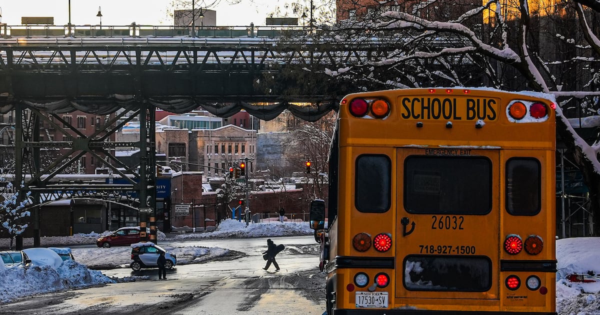 NYC schools reopen after record snow with low attendance and transit delays