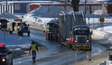 Massive cube slows traffic around St. Lawrence Co.