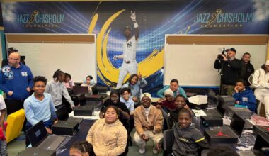 Yankees star Jazz Chisholm Jr. invests in Bronx students with new computer lab at Community School 55 – Bronx Times