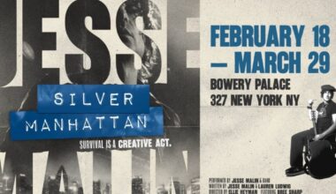 Jesse Malin Will Bring SILVER MANHATTAN Off-Broadway to Bowery Palace