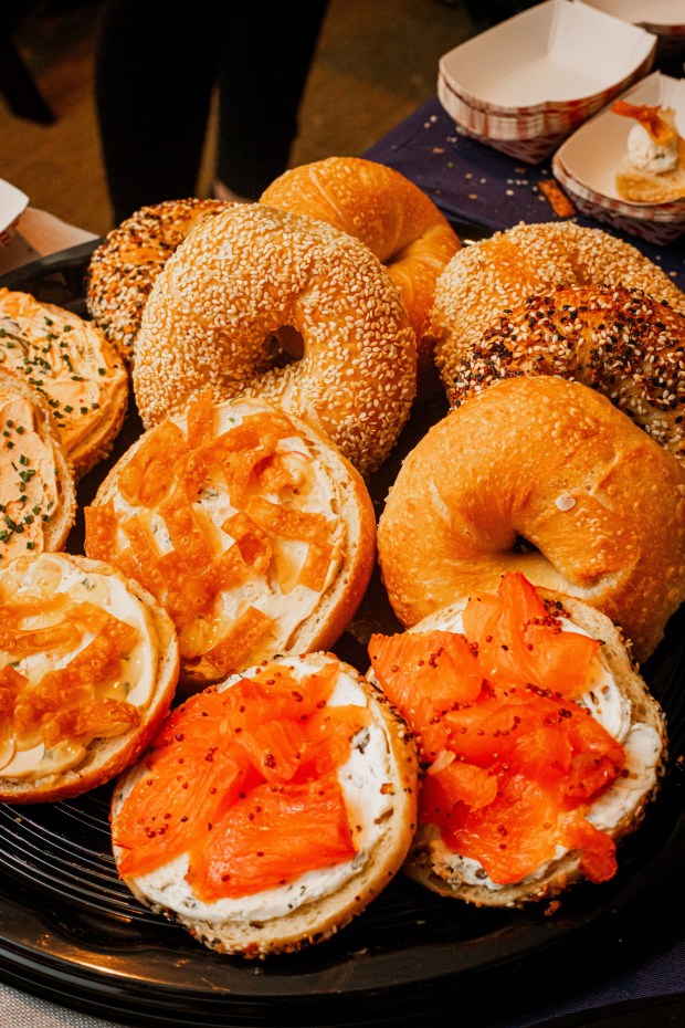 Tickets are now on sale for BagelFest West, a celebration of all things bagels happening on April 12 at the Audrey Irmas Pavilion at the Wilshire Boulevard Temple. (Photo courtesy BagelFest)