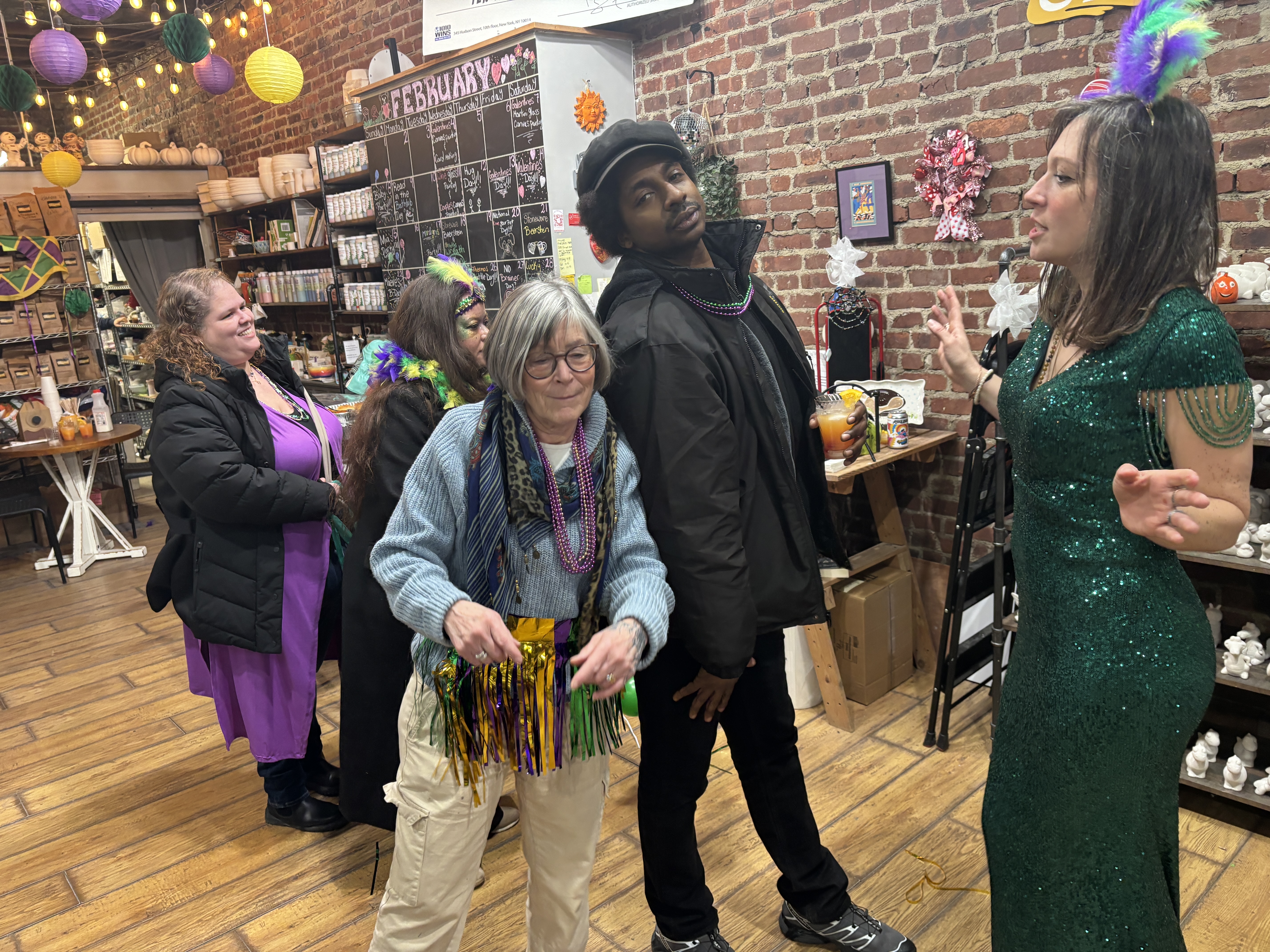 About 60 guests turned out for the celebration.