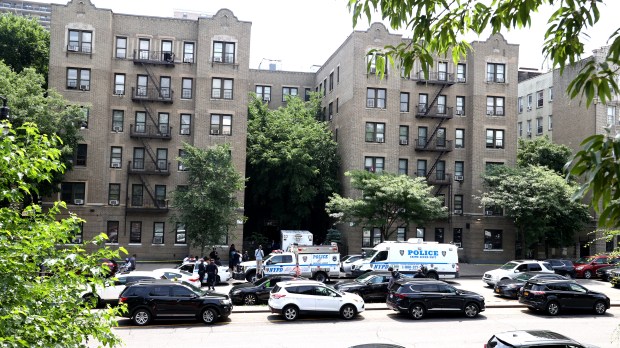 Off-duty NYPD Transit Officer Arianna Reyes-Gomez was fatally stabbed inside her apartment on the Grand Concourse near E. 156th St. in the Bronx in 2022. (Luiz C. Ribeiro for New York Daily News)