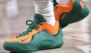 LeBron James debuts FAMU Nike 23 PEs in Brooklyn