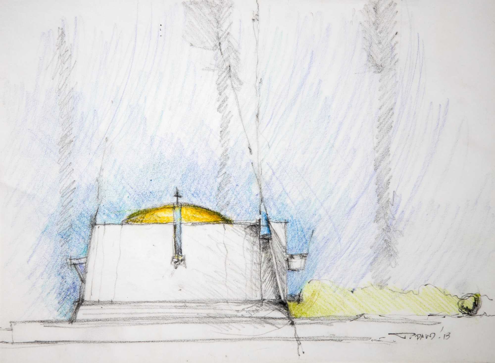 st. nicholas shrine drawing