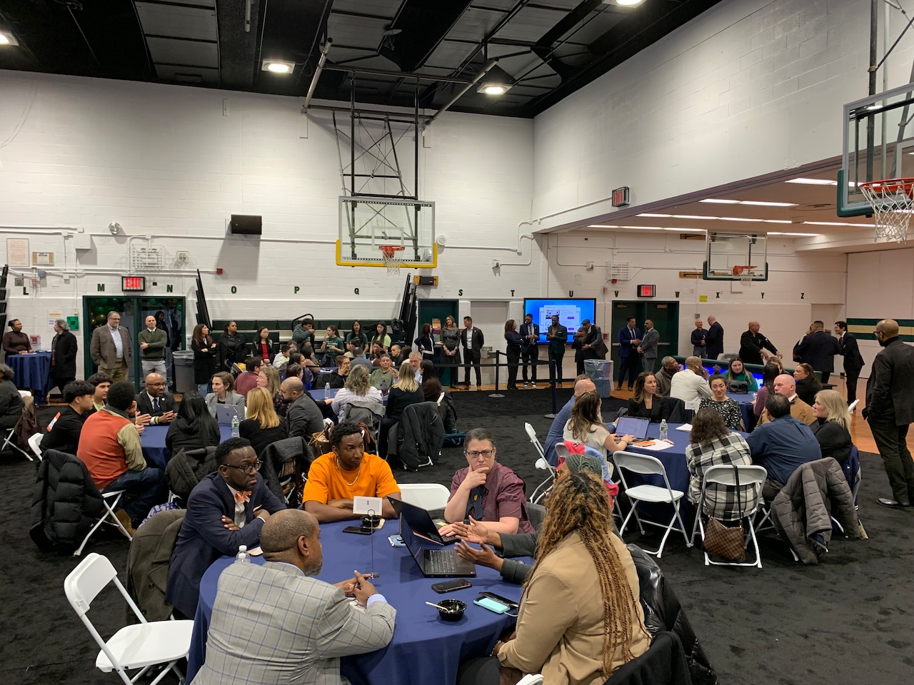 Kamar Samuels engagement series in New Dorp on Feb. 10, 2026