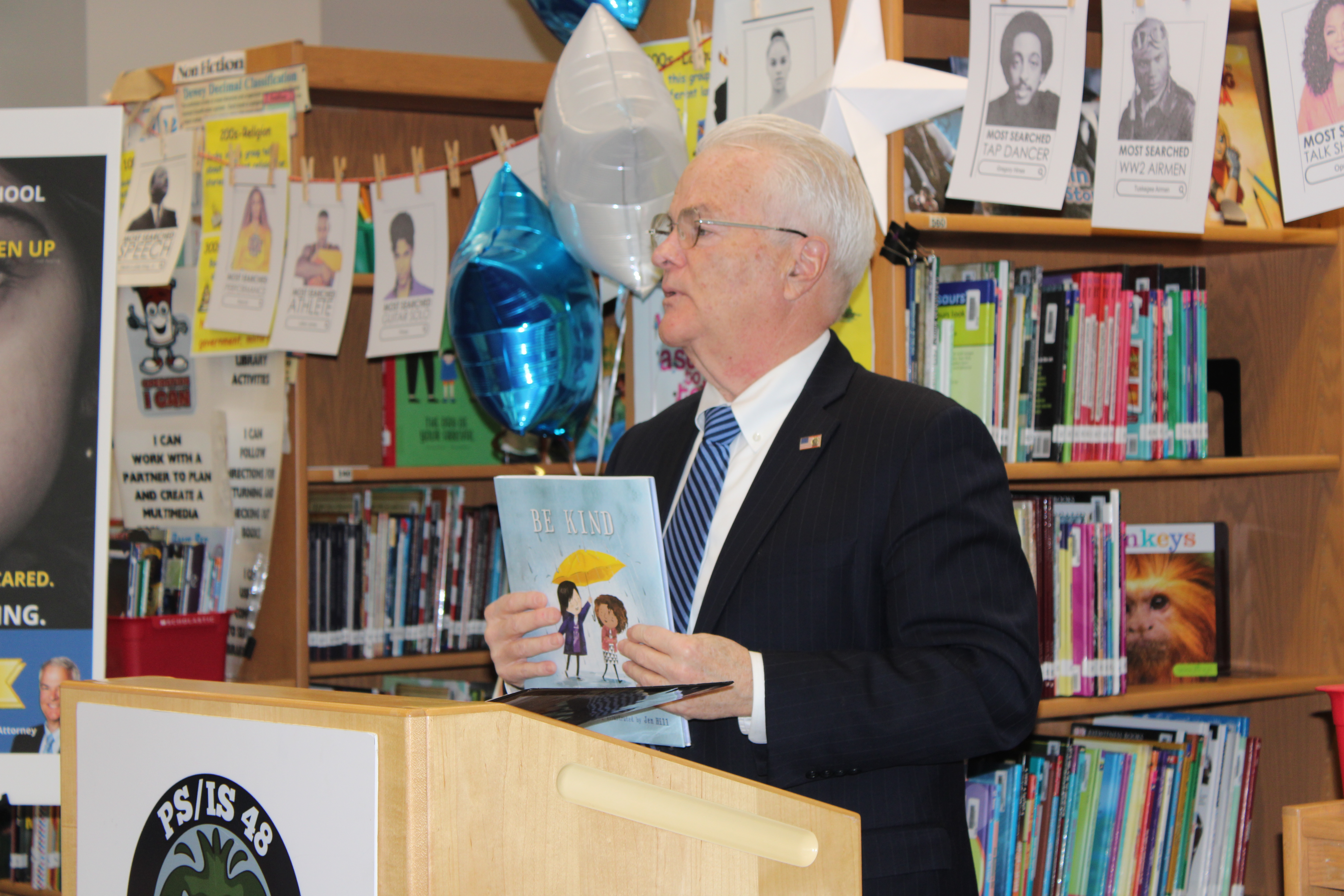 William G. Wilcox (PS/I.S. 48) in Concord hosted the kickoff event for the tenth annual campaign, where District Attorney Michael E. McMahon emphasized how childhood bullying can lead to criminal conduct in adulthood.