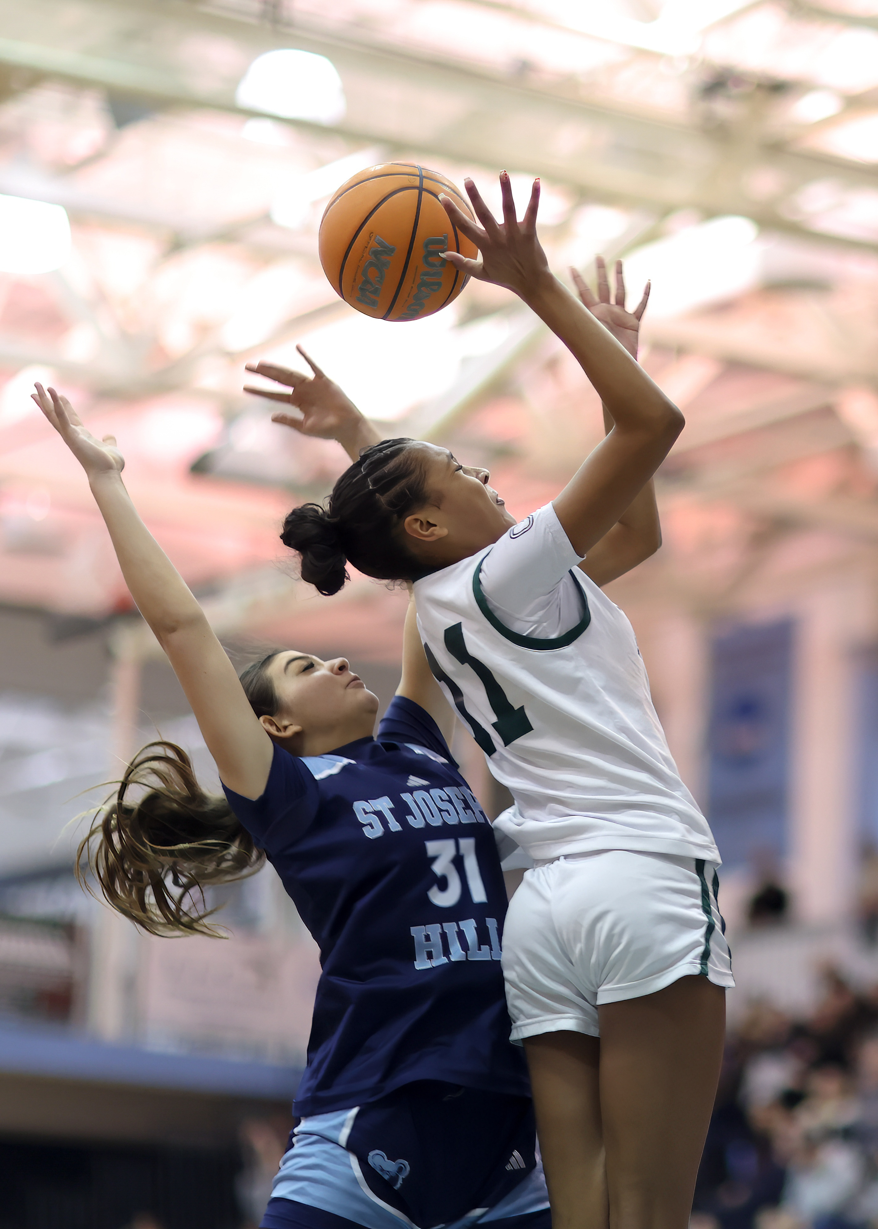 St. Joseph Hill plays Notre Dame Academy in the CHSAA Archdioscesan AA playoff semifinal at the College of Staten Island in Willowbrook on Thursday, Feb. 19, 2026. (Advance/SILive.com | Jason Paderon)