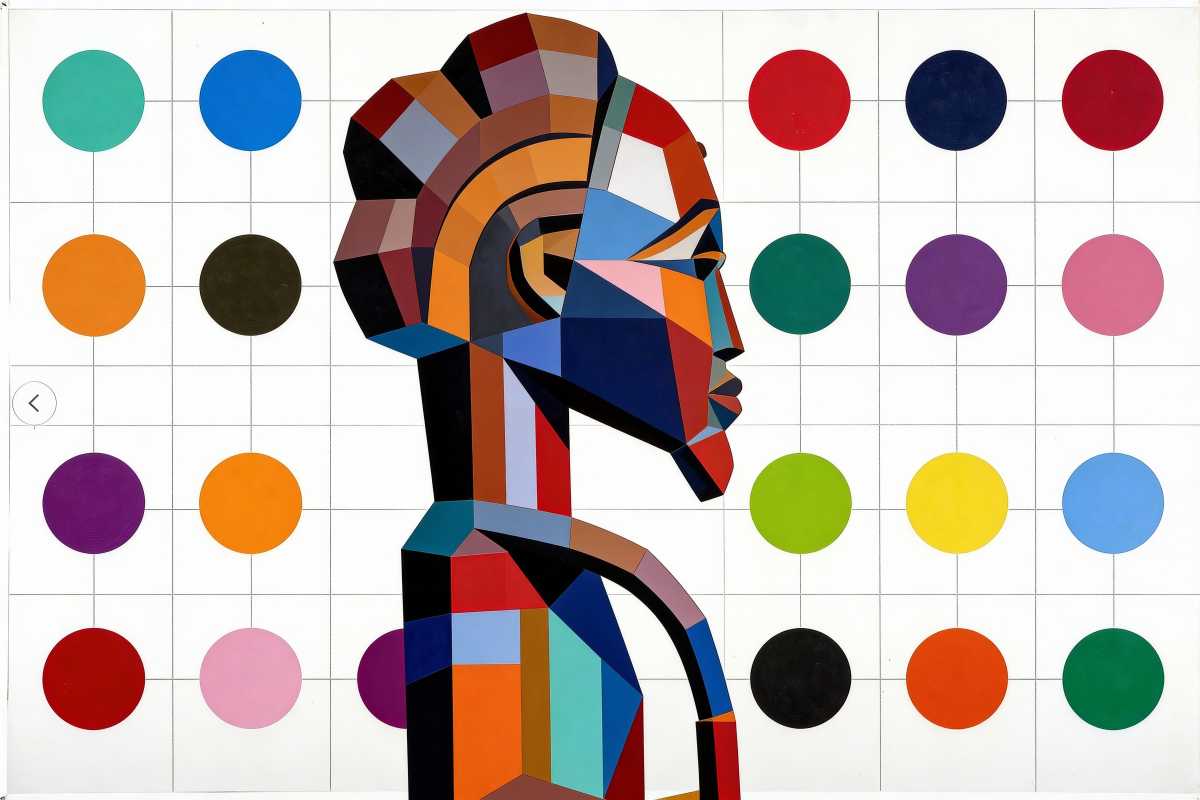 King Paris shows the sovereignty of light through his contemporary masks on display in Manhattan