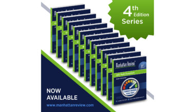 Manhattan Review Releases Fourth Edition of GRE Prep Book Series