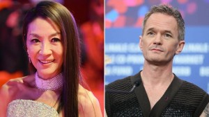 Left: Michelle Yeoh (Ralf Hirschberger/AFP via Getty Images), Right: Neil Patrick Harris (Stephane Cardinale - Corbis/Corbis via Getty Images)