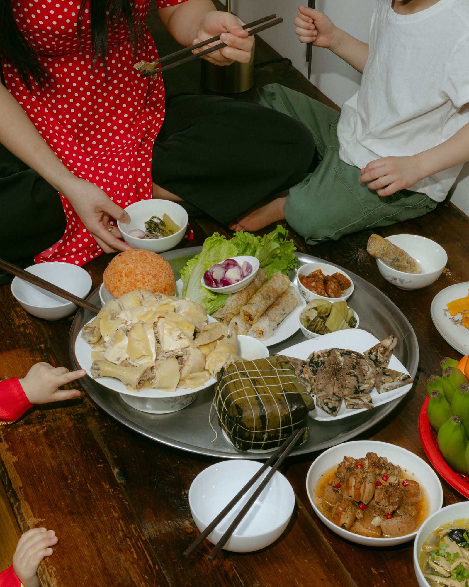 Image may contain Brunch Food Meal Adult Person Food Presentation Dish Child Baby Plate and Chopsticks