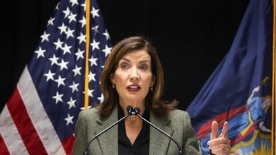 Kathy Hochul, governor of New York, has declared a state of emergency for New York. (Bloomberg)