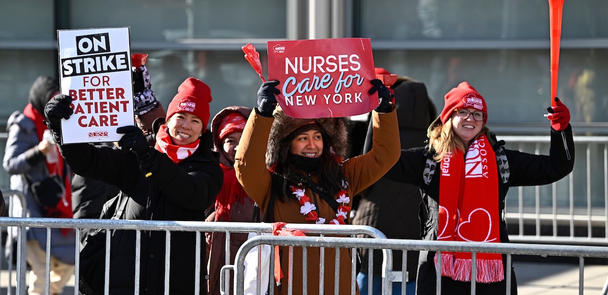 Nurse Strike’s Focus Moves to Manhattan’s Richest Hospital Complex as Contracts Settle Elsewhere