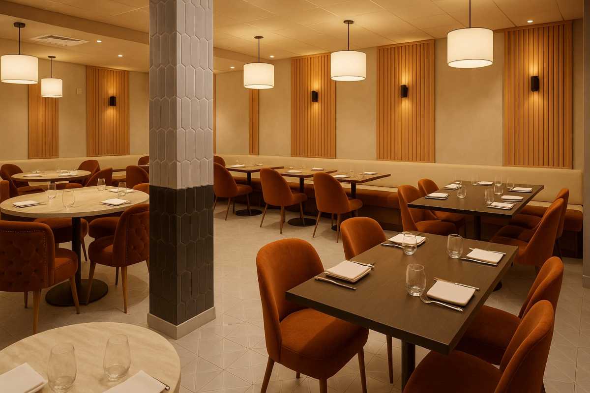 PB Brasserie's interior.