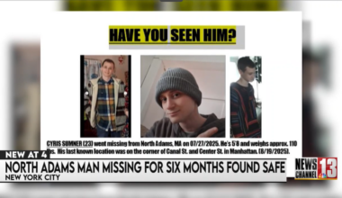 North Adams man found safe after 6 months missing in NYC
