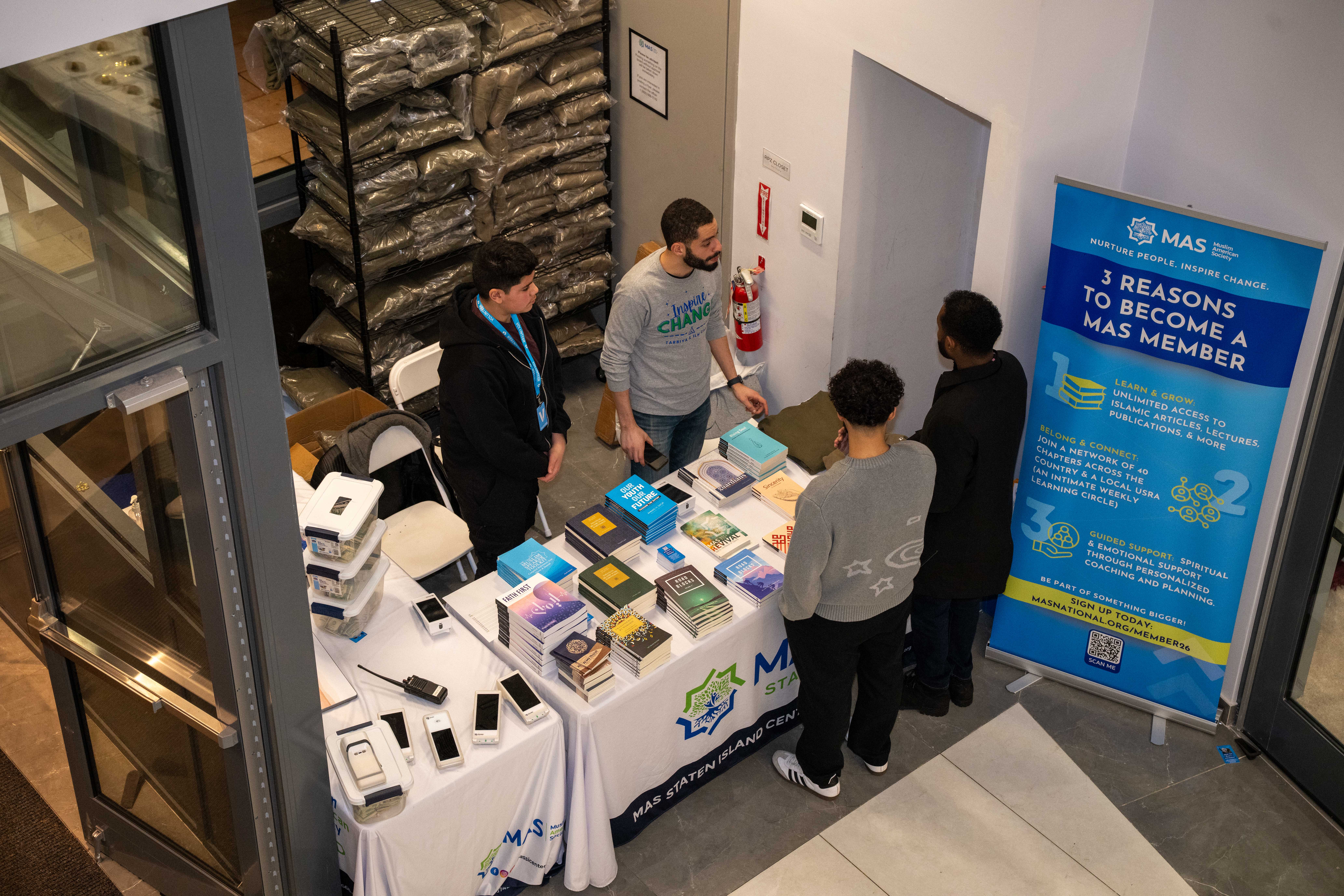 Members of the Muslim American Society of Staten Island gathered to celebrate Ramadan in their newly expanded community center in Dongan Hills on Tuesday, February 17, 2026. (Owen Reiter for the Advance/SILive.com)