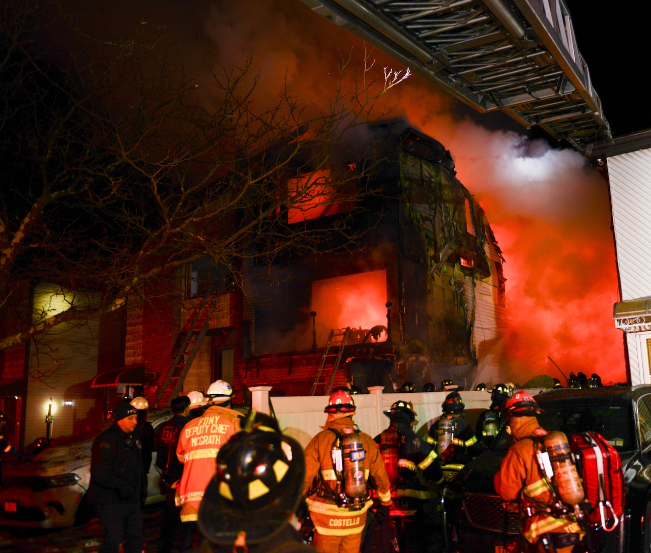 Three-alarm fire in Great Kills Jan. 30, 2026