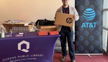 QEDC, AT&T and BP Richards donate 100 laptops to local students during Queens Tech and Career Expo – QNS