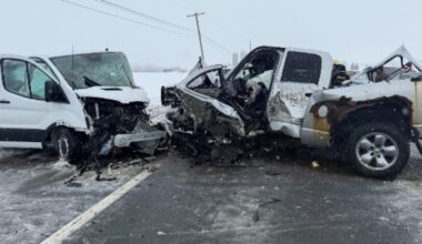 6 rushed to hospitals after head-on crash