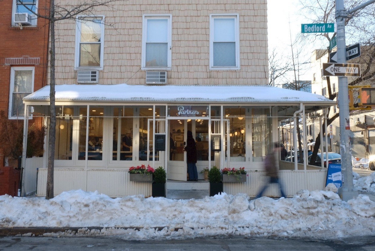 Partners Coffee Bedford Brooklyn outside